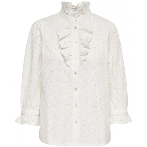 La Strada Camisa Neela Broderie - Star White Bijela Cijene