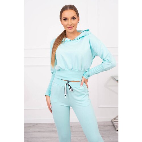 Kesi Set with wide mint cuffs Slike
