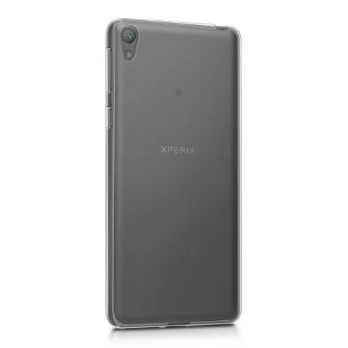 Nillkin ultra tanek silikonski ovitek za sony xperia x compact - prozorno črn Slike