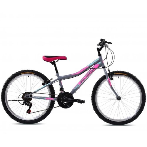 Adria mountain bike junior stinger 24''/7HT sivo-pink Cene