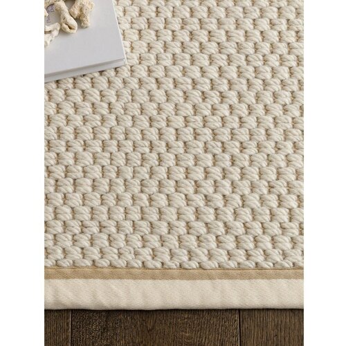 Asiatic Carpets Krem obostrana/ručno rađena staza od mje&amp;scaron;avine vune 67x240 cm Korra Double Loop &amp;ndash; Slike