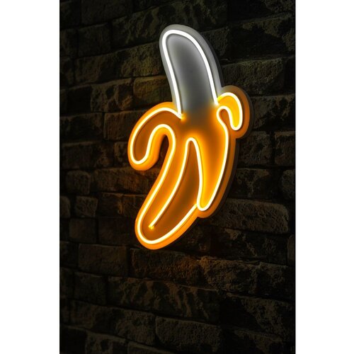 Wallity Zidna LED dekoracija Banana YellowWhite Cene