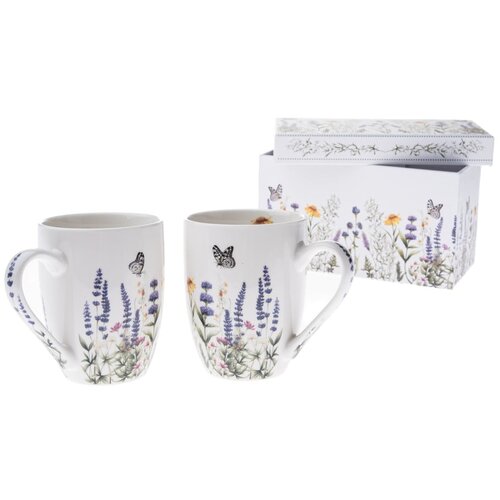 Dakls Bele porcelanaste skodelice v kompletu 2 ks 350 ml &amp;ndash; Slike