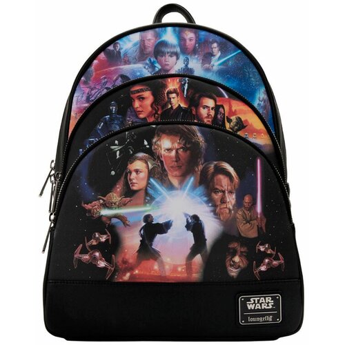 Loungefly Star Wars Trilogy 2 Triple Pocket mini backpack ( 057422 ) Cene