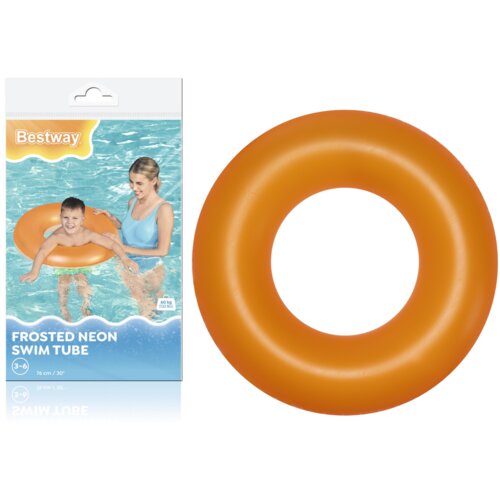  Napihljiv obroč za plavanje oranžne barve 76 cm Bestway 36024 Cene