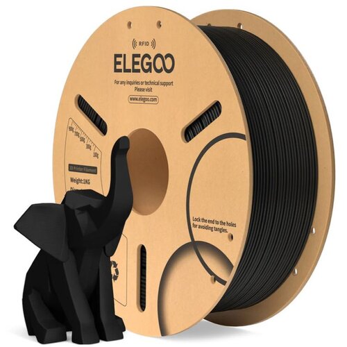 Elegoo PLA črna - 1,75 mm / 1000 g (RFID) Cene
