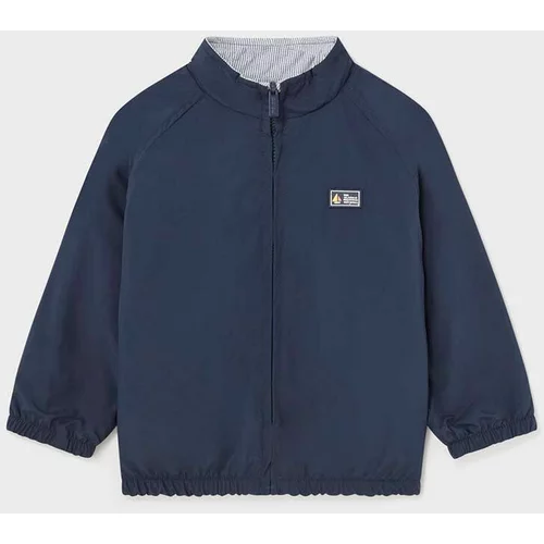 Mayoral Obojestranska jakna za dojenčke mornarsko modra barva