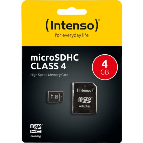 Intenso "CARD 4GB MicroHC 21MB/s +Adapter" Cijene