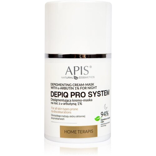Apis Natural Cosmetics Home TerApis obnovitvena nočna kremasta maska za kožo s hiperpigmentacijo 50 ml Slike