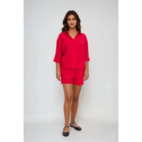 Marisse Red Cotton Shorts Cijene