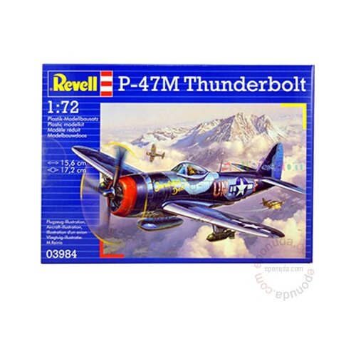 Revell P-47 m thunderbolt Cene