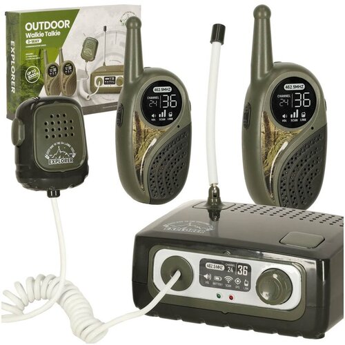 Walkie Talkie set s PBX-om za djecu kaki boje Slike