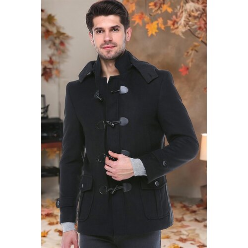 Dewberry PLT8379 MEN'S COAT-LIGHT BLACK Cijene