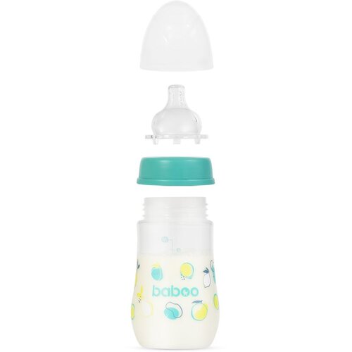Baboo Anti-colic Feeding Bottle antikolična steklenička Lagoon Fiesta, 3+ months 250 ml Slike