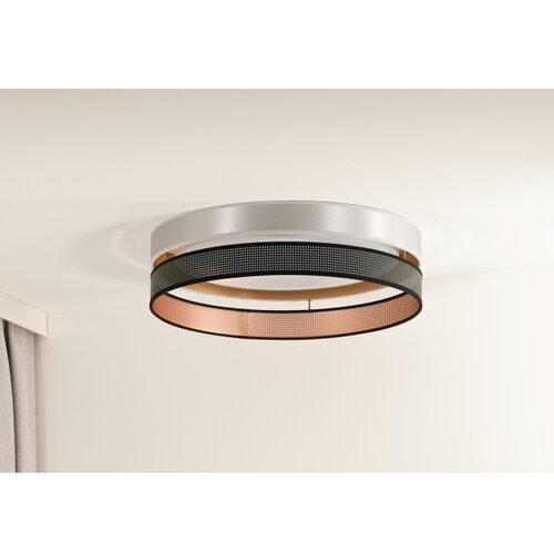  Duolla-LED plafonsko svetlo ROLLER DUO SH. LED/24W/230V prečnik 45 cm srebrna/crna Slike