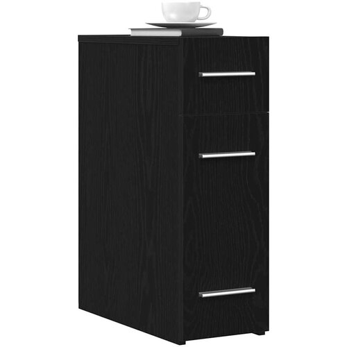  Apotekarski ormar Crni hrast 20 x 45,5 x 60 cm Slike