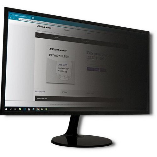 Qoltec 51055 display privacy filters Frameless display privacy filter 54.6 cm (21.5) Cijene