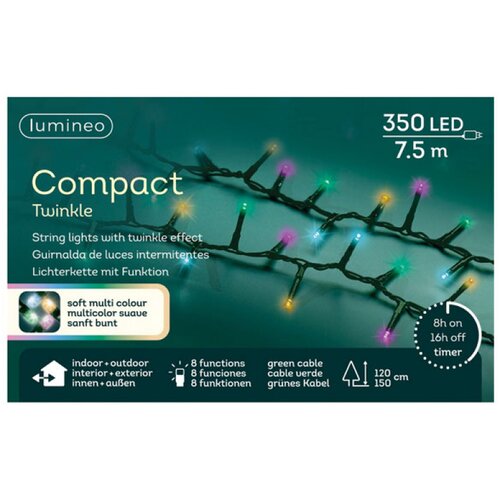 Olimp Sport Spolja&scaron;nje Led novogodi&scaron;nje lampice 8 funkcija Multi L750cm Lumineo 495255 Cene