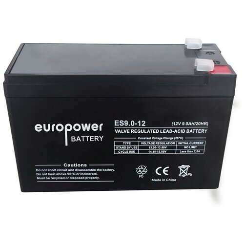 Europower ES12-9 Baterija za UPS 12V 9Ah Slike