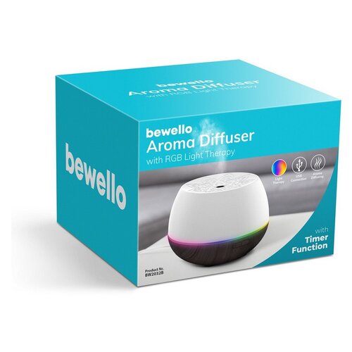 Bewello Aroma difuzor z RGB LED osvetlitvijo 160ml USB napajanje Slike