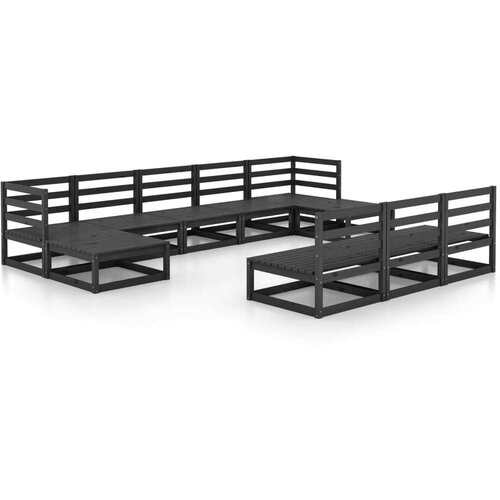  10-dijelna vrtna garnitura od masivne borovine Cijene