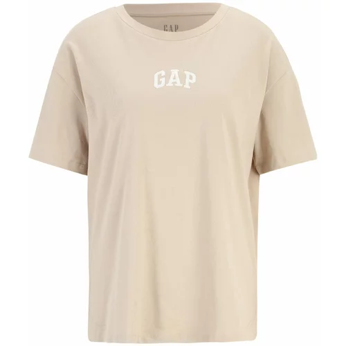 Gap Petite Majica bež / bijela