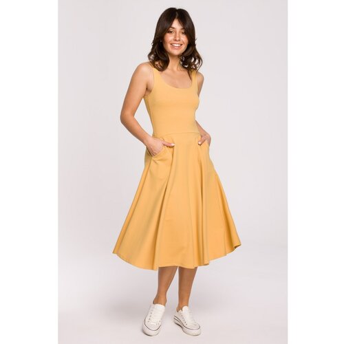 BeWear Woman's Dress B218 Honey Slike