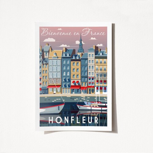 Wallity poster Bienvenue En France-1956, 50x70 cm Cene