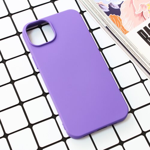 Torbica nano silikon za iphone 15 plus 6.7 ljubicasta Slike