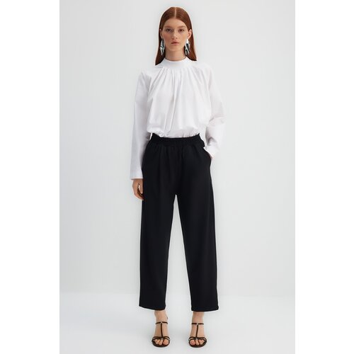Trendyol Pants - Black - Straight Slike