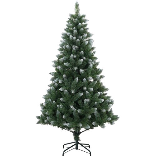  Umjetno božićno drvce 210 cm PVC i metal Zelena Slike