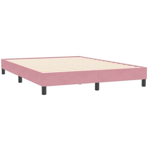  Krevet s oprugama i madracem ružičasti 160x210 cm bar&amp;scaron;unasti Slike