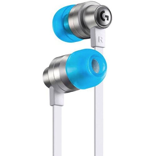 Logitech slu&amp;scaron;alke stereo z mic. žična gaming G333 white Slike