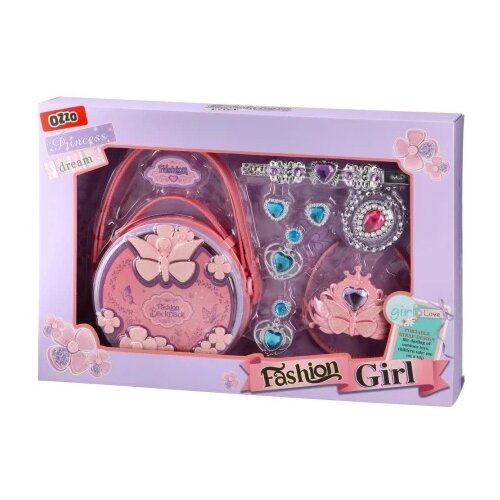 Ozzo Fashion girl, set za ulepšavanje, torbica i kruna Cene