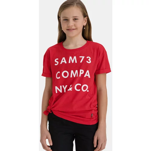 SAM73 Majica otroška Rdeča