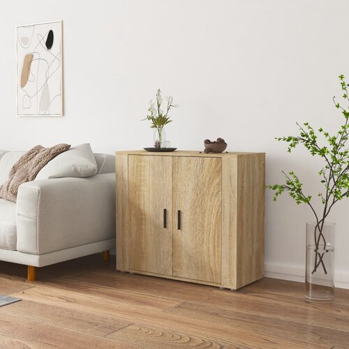 vidaXL Komoda sonoma hrast 80x33x70 cm inženirski les Cene