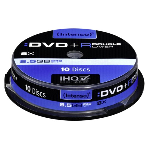 Intenso 1x10 DVD+R 8,5GB 8x Speed, Double Layer Cakebox Cijene