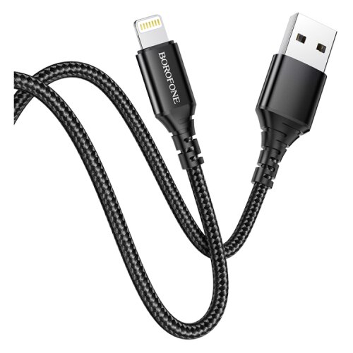 Borofone USB kabal 1m BX54 Ultra bright charging data USB iPhone/lightning black Cene