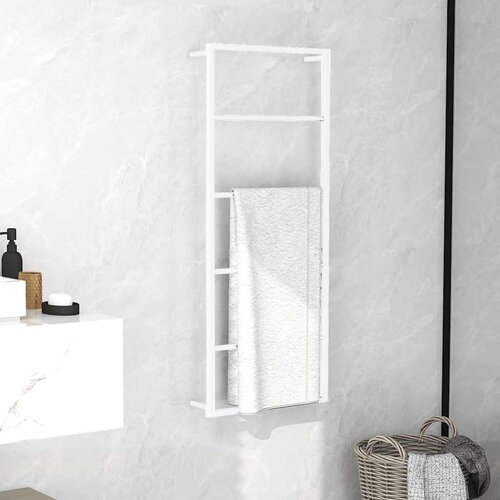  Vje&scaron;alica za ručnike Bijela 45x10x115 cm Čelik Cijene