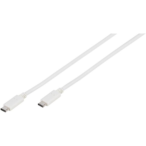 Vivanco kabl USB C/C 1m Vv White 45293 Slike