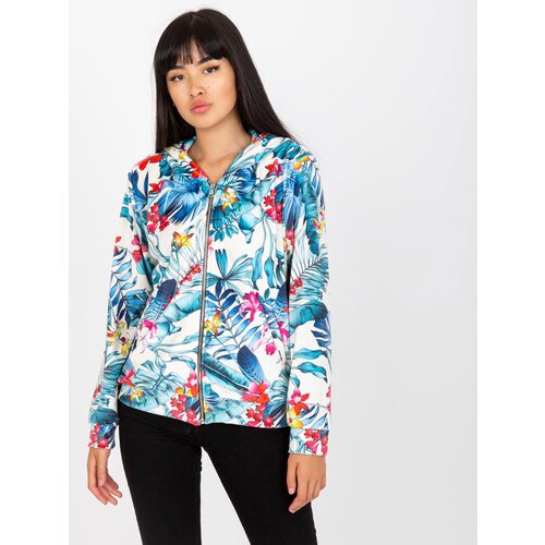 RUE PARIS Sweatshirt-RV-BL-8120.69P-white-blue Cene