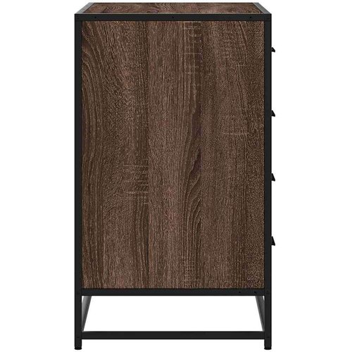 vidaXL Ormar s ladicama smeđi hrast 70x41x70 cm izrađeno drvo Cene