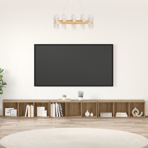 TV ormar 3 pcs hrast artisan 37 x 35 x 107.5 cm Cijene