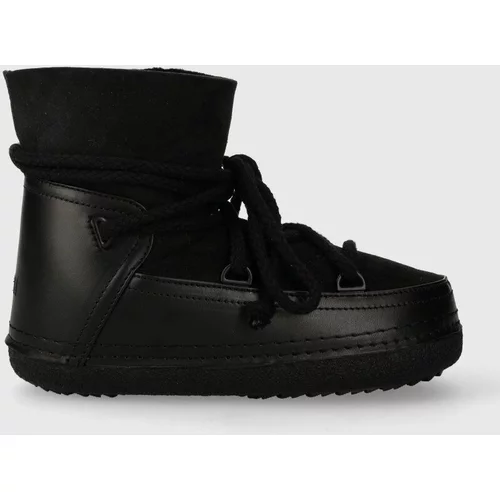 Inuikii Dječje cipele za snijeg od brušene kože boja: crna
