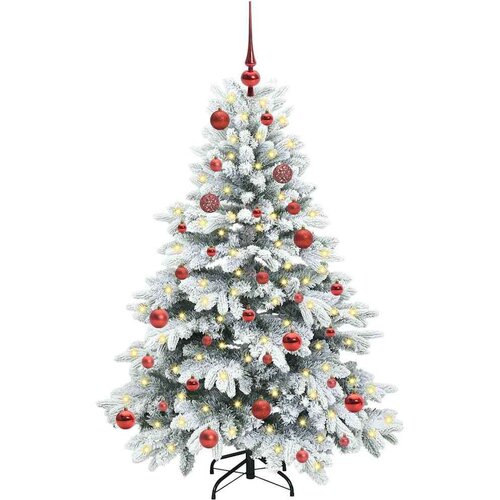 VidaXL Umjetno božićno drvce s stalakom Zelena 150 cm PE i PVC Slike