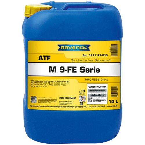 RAVENOL Ulje za automatski menjač ATF M 9-FE Serie, 10L Cene