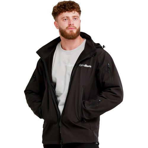 GymBeam men&amp;lsquo;s softshell jacket black Slike