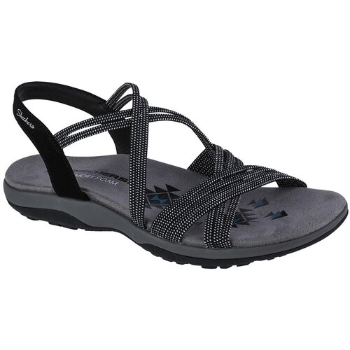 Skechers Sandali & Odprti čevlji REGGAE SLIM - TURN IT UP Črna Cene