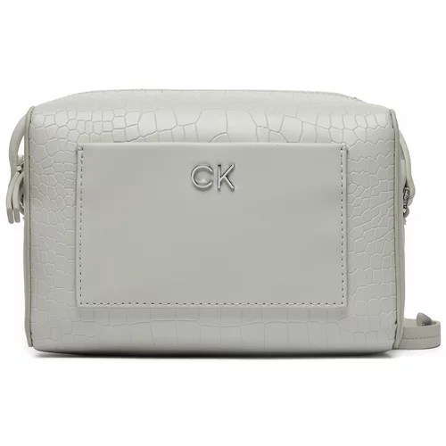 Calvin Klein Ročna torba Ck Daily Camera Bag_Croco K60K612140 Siva