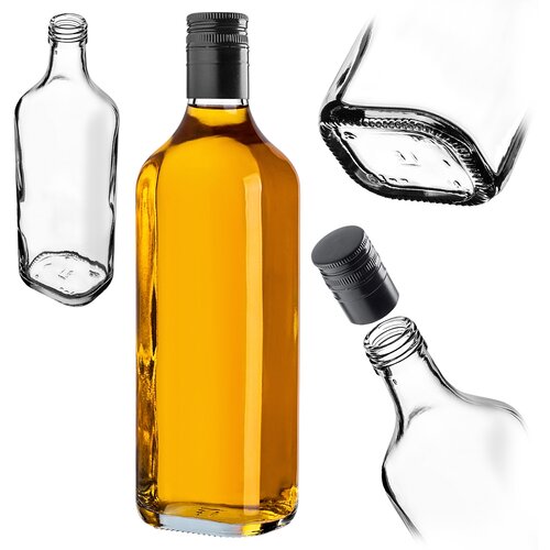 KADAX Oldstone steklena steklenica 500ml 0.5l za vino, liker, viski, mesečino, pokrovček, (5000355161) Cene